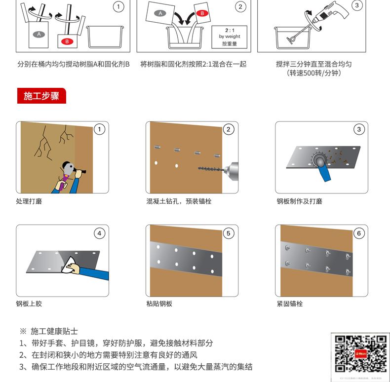 包钢阳高粘钢加固施工过程